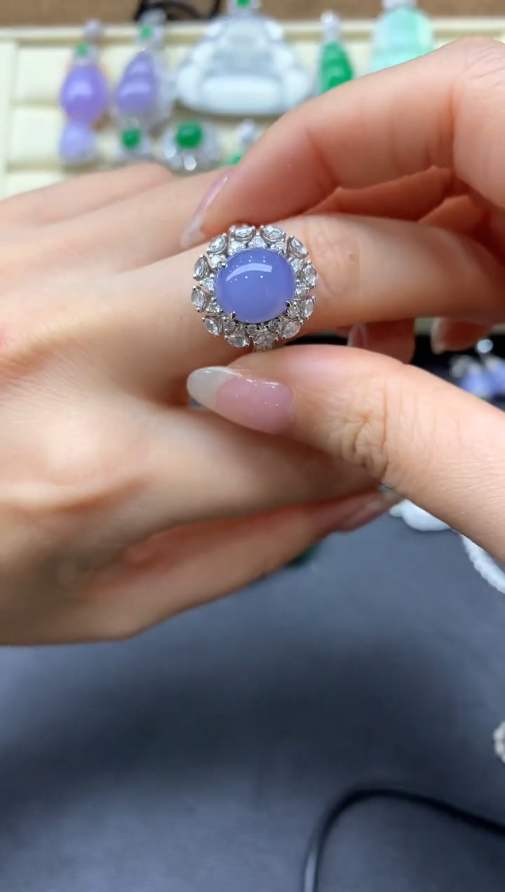 【闪购商品】翡翠戒指18K金镶嵌601-中国好珍宝