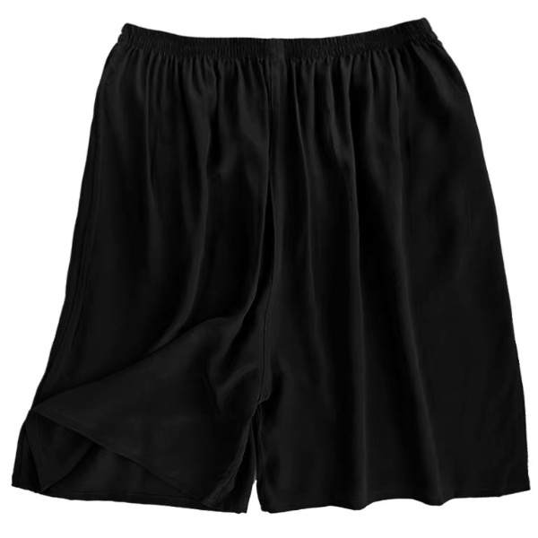 Y编号【默认拼接】桑蚕丝五分裤居家裤舒适百搭休闲宽松