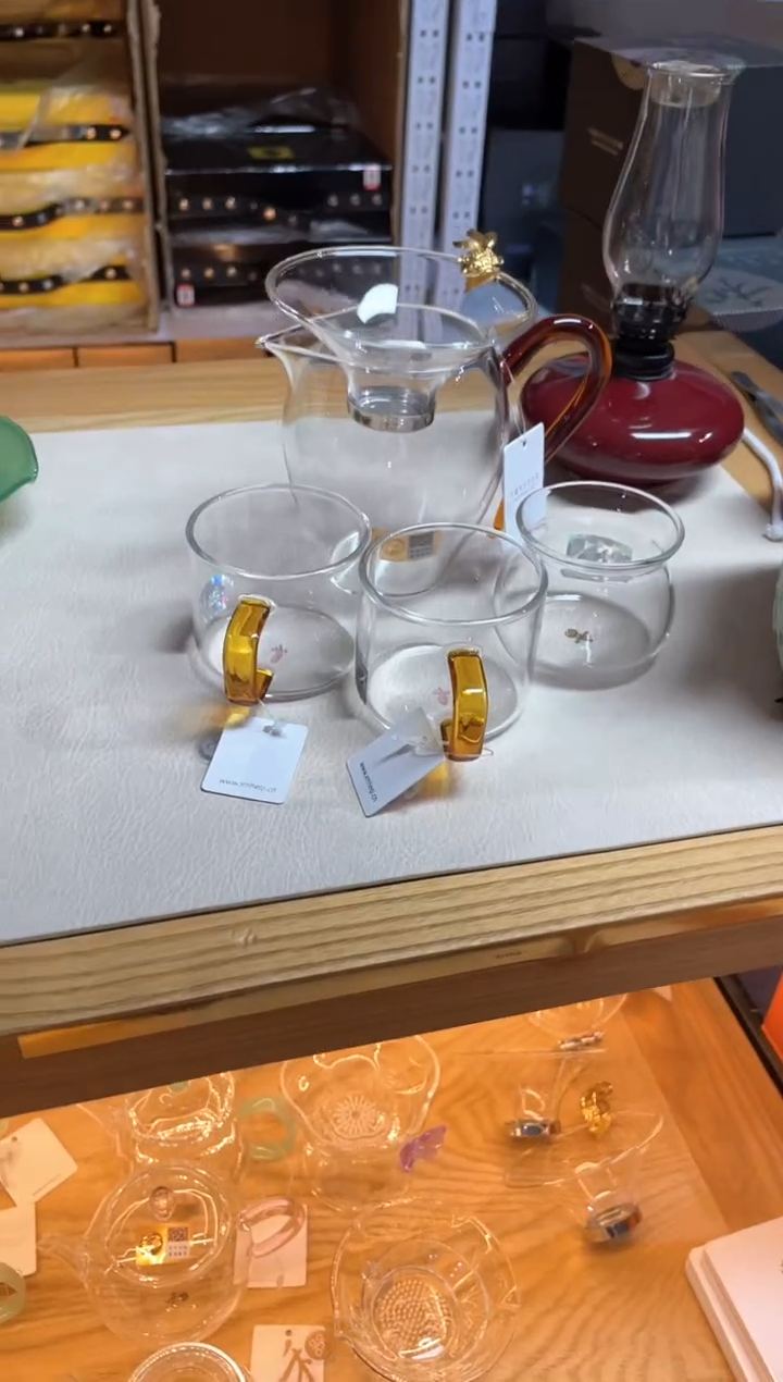 怡然琥珀色+清禾杯琥珀色+金鱼茶漏