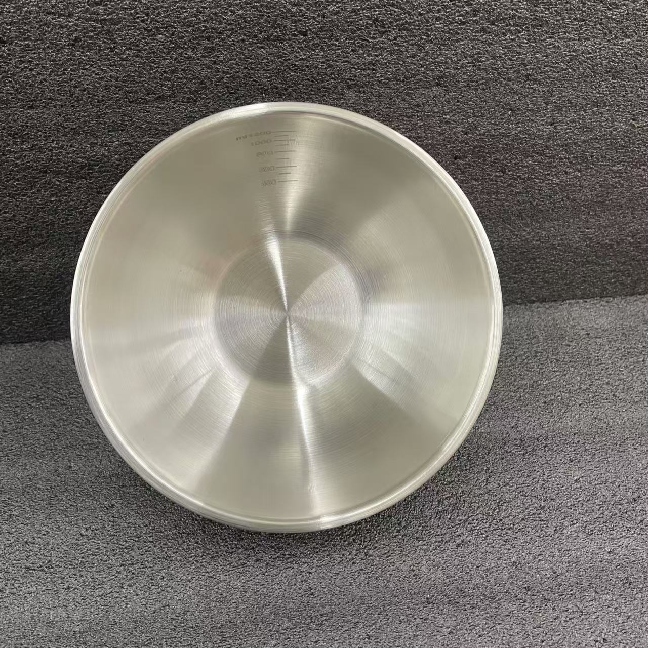 1200ML拉丝不锈钢沙拉碗沙拉盆套家用碗凉拌碗K