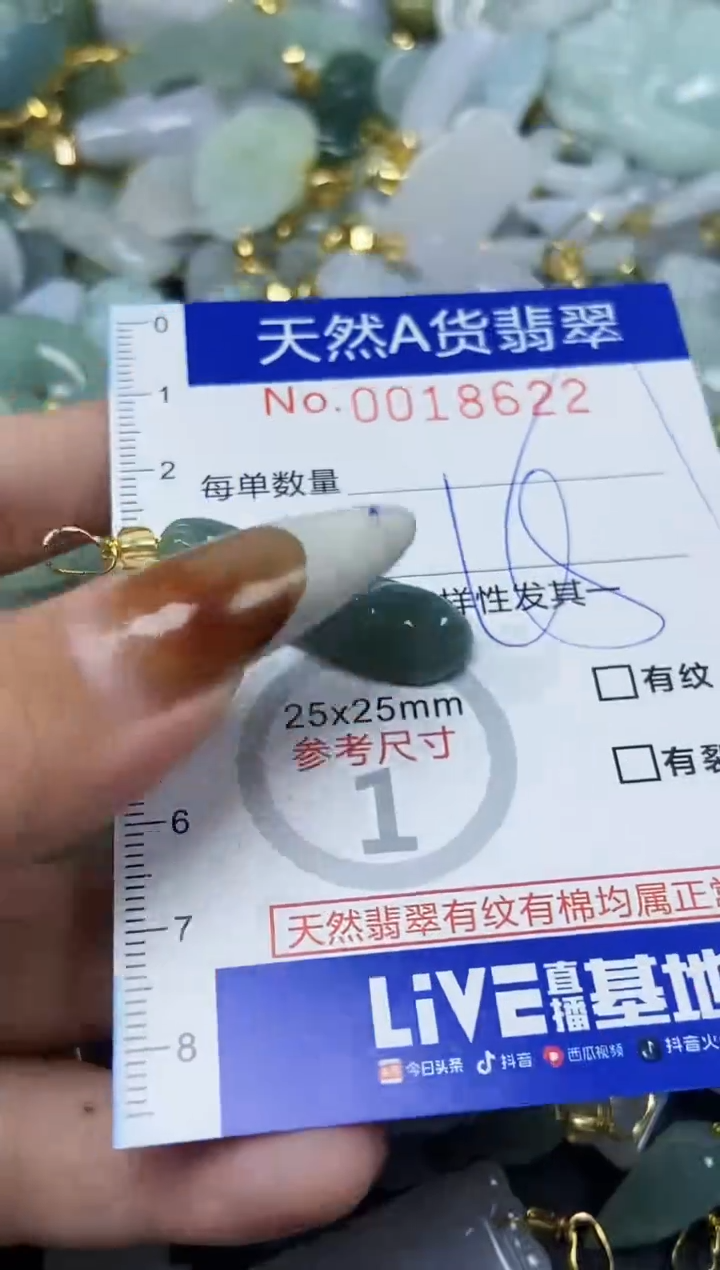 【闪购商品】翡翠颈饰未镶嵌天然A货翡翠