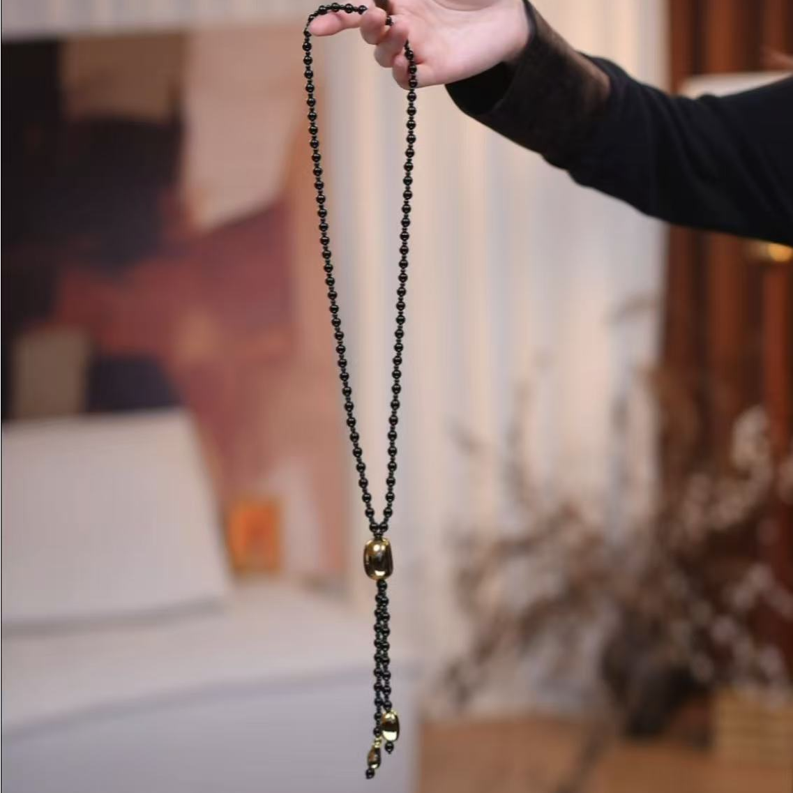 合金项链 【希灼】时尚手工轻奢精致复古项链百搭高级大气