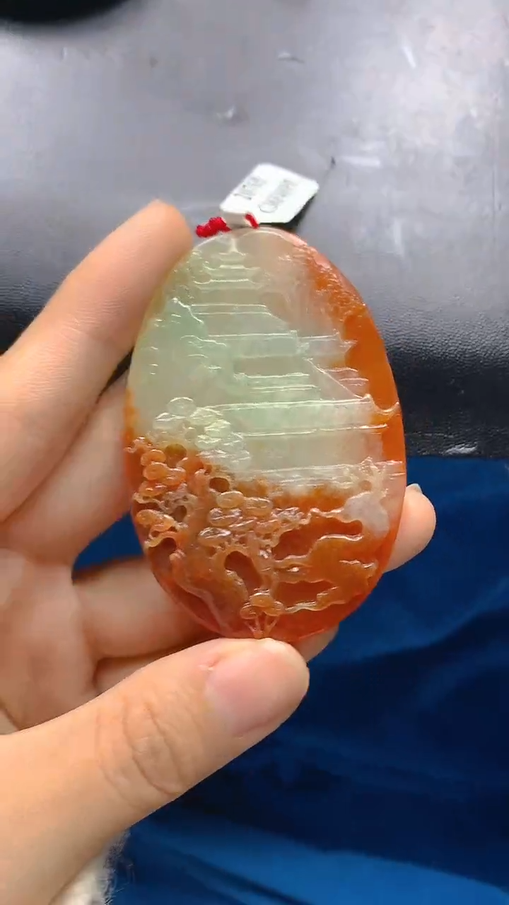 颈饰未镶嵌翡翠$****$天然缅甸a货翡翠