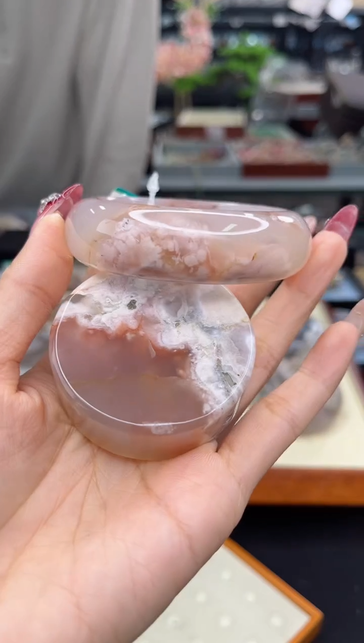 【闪购商品】石英质玉手镯未镶嵌56圈口（赠品镯心）3505339