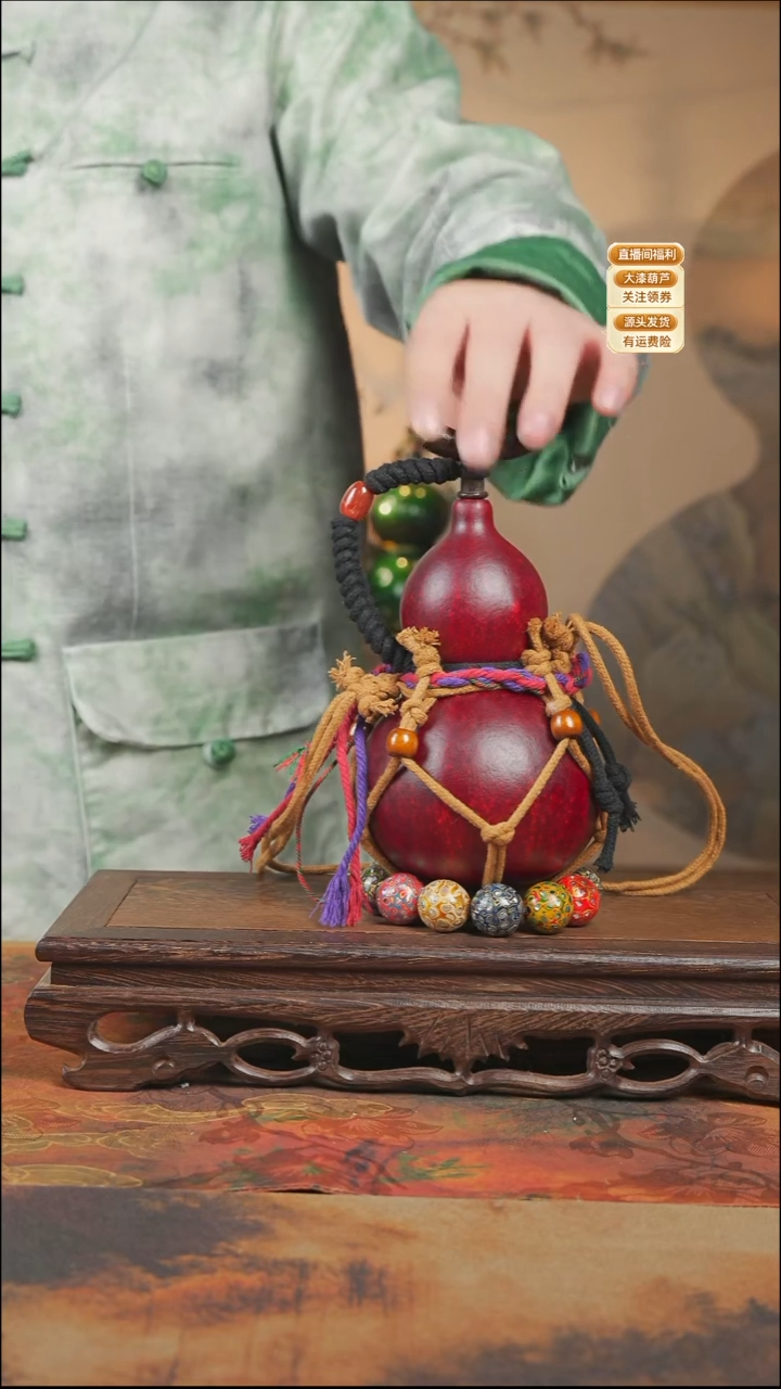 WP033网兜款葫芦不包手串