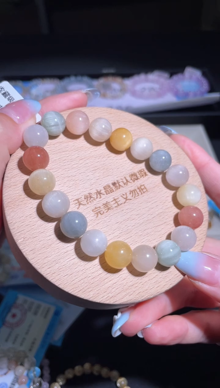 水晶手链未镶嵌285号多样性发货一X 10mm+