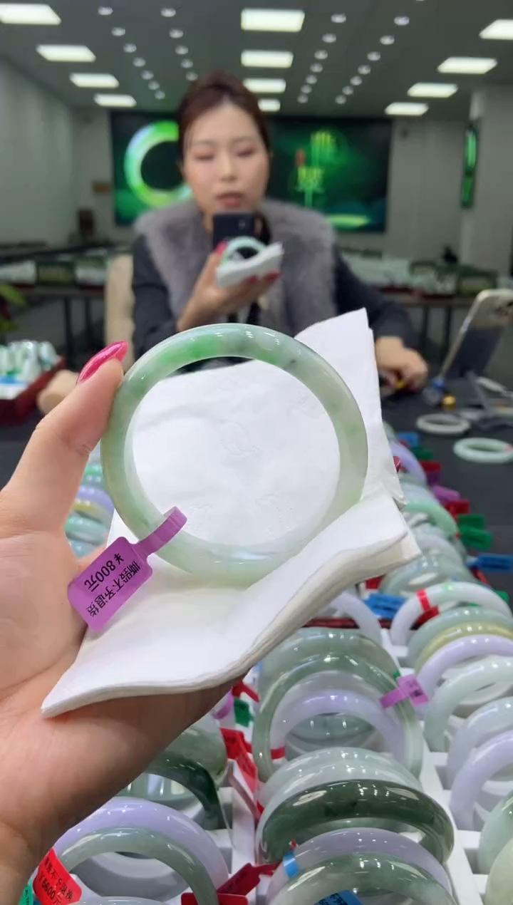 未镶嵌手镯翡翠0058550