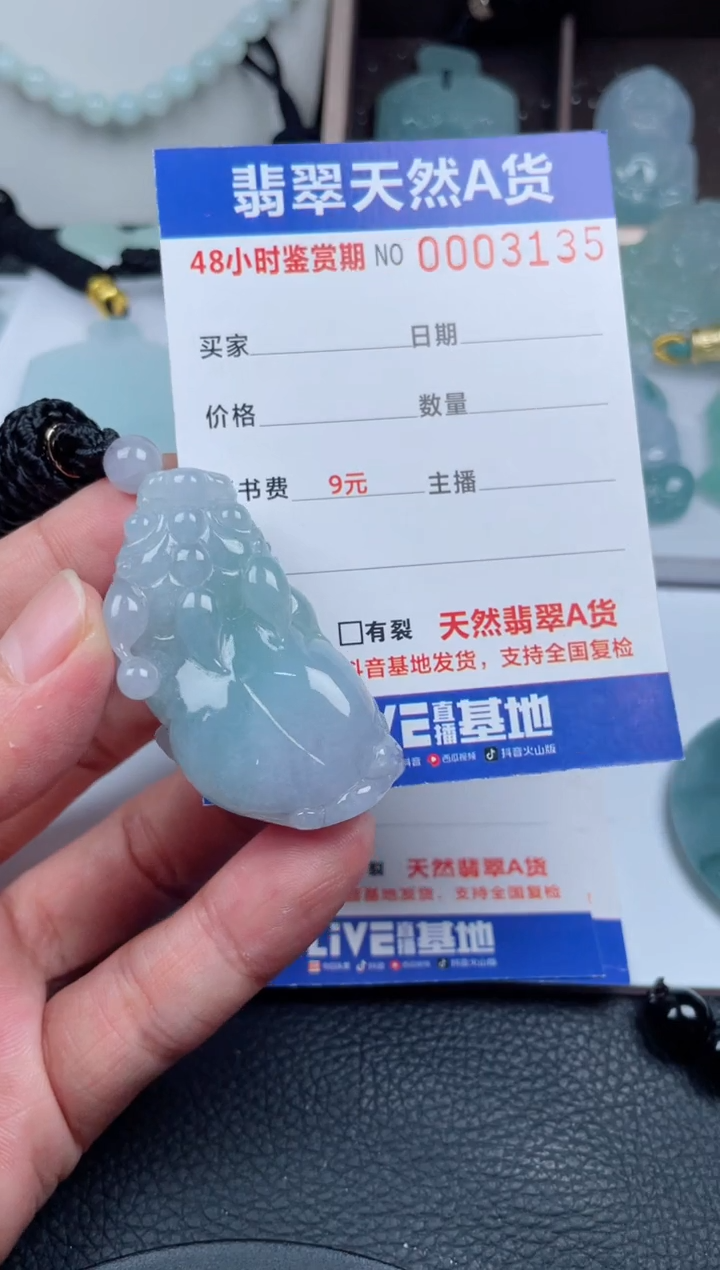 翡翠未镶嵌颈饰         