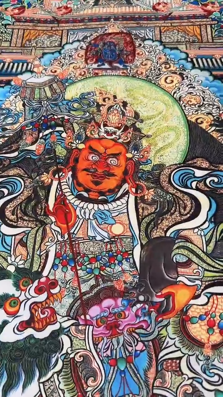 卷轴画藏式珍藏彩绘艺术馆87