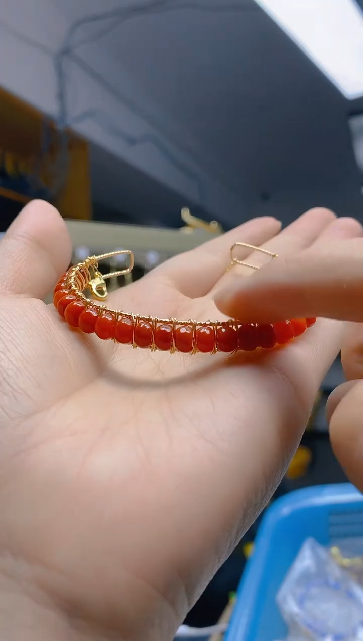 翡翠合金耳饰0321翡翠手镯