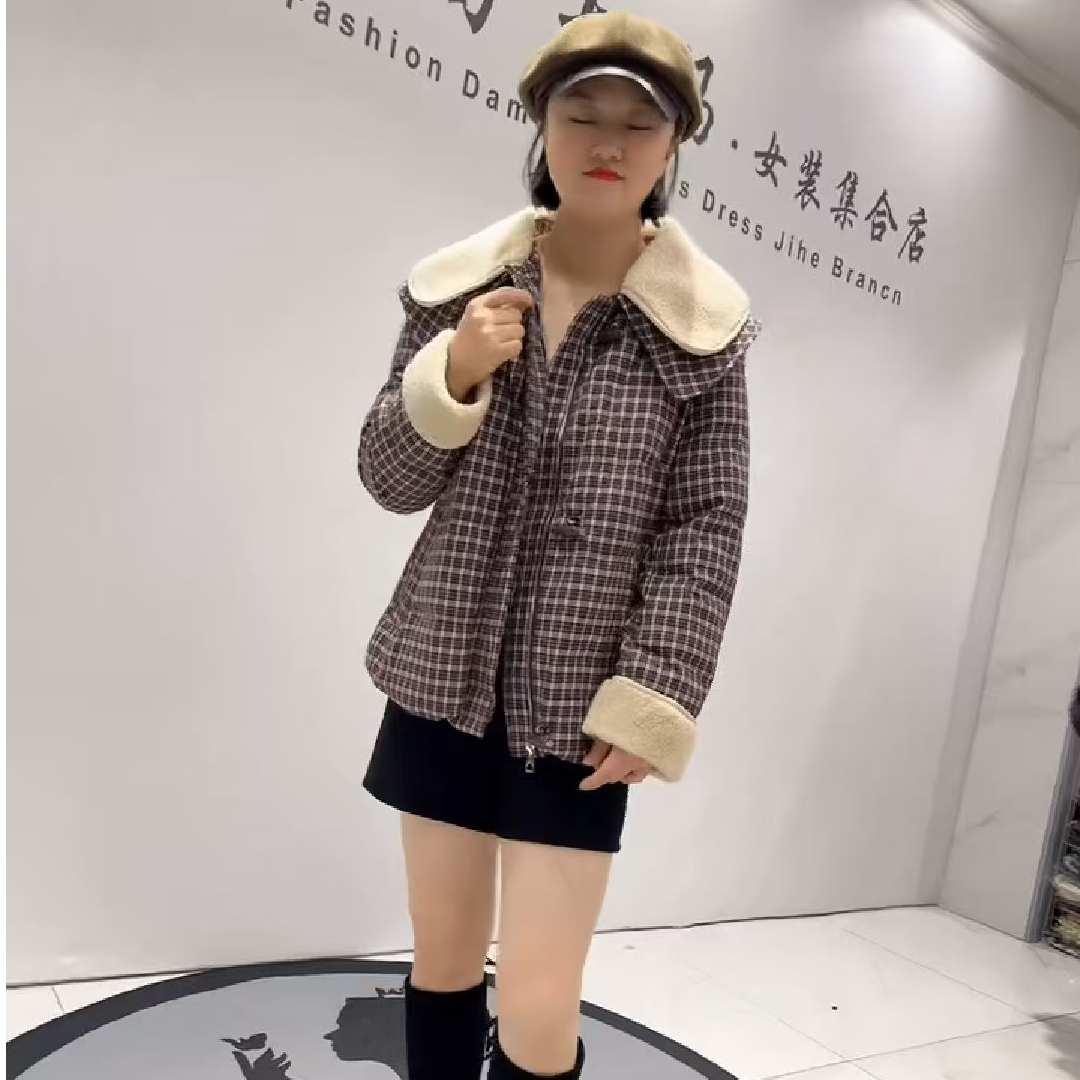 二姐家001芮9568时尚百搭棉衣
