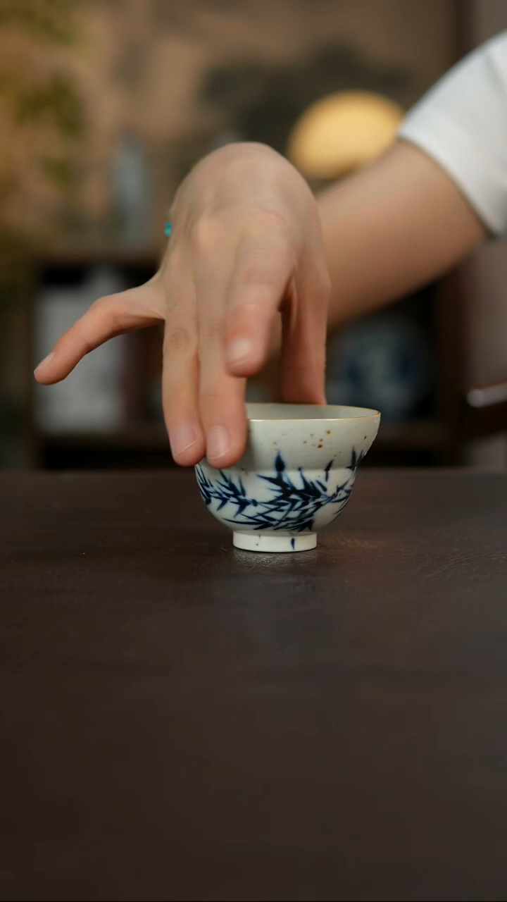 杯景德镇陶瓷杯碗柴烧多人