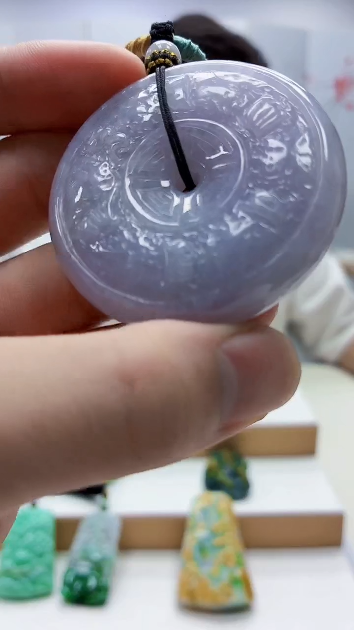 未镶嵌定制翡翠4917bb-毛货挂件93