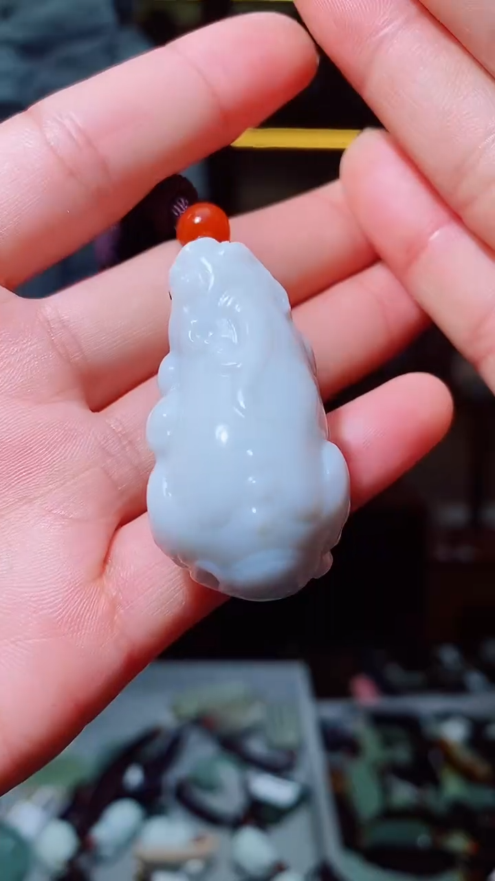 和田玉未镶嵌挂件1