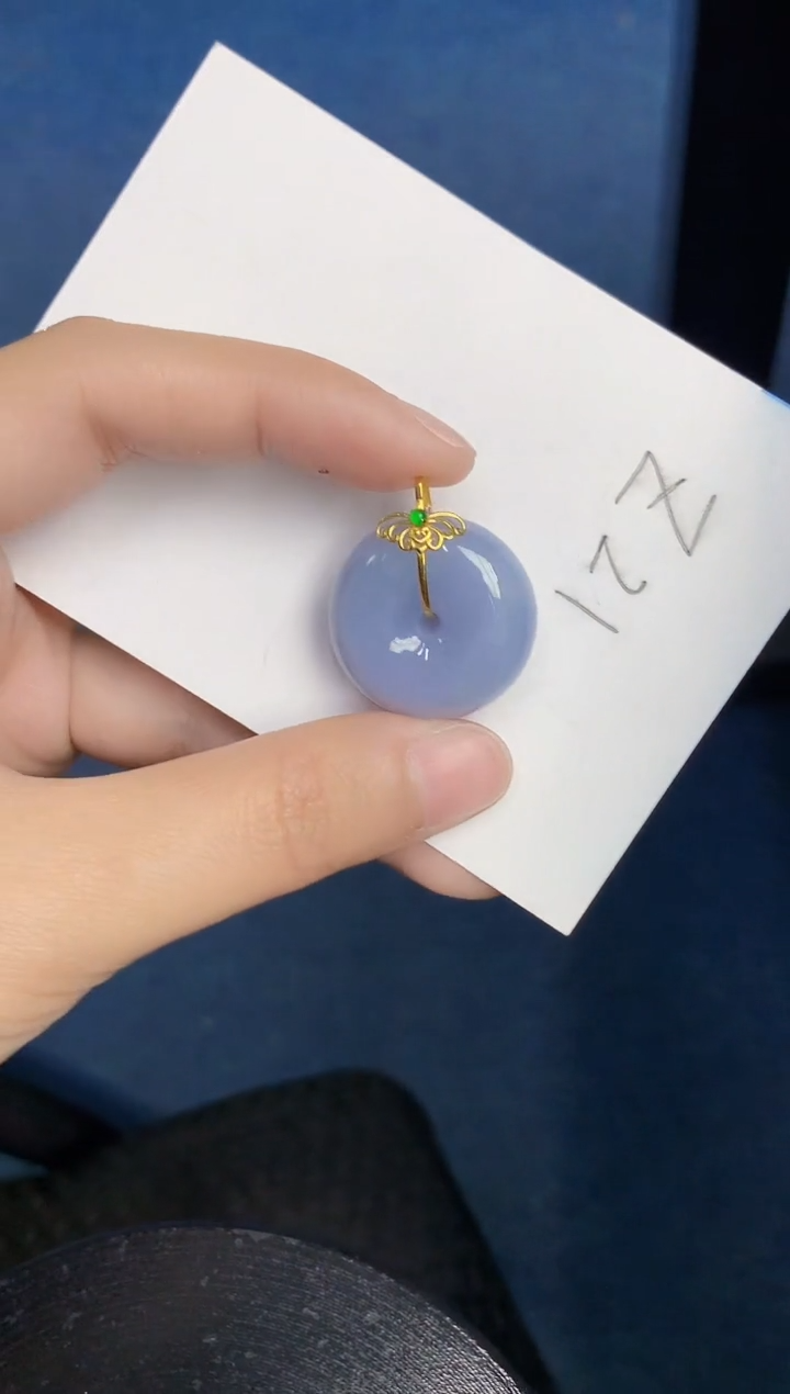 【闪购商品】翡翠颈饰18K金镶嵌000000000