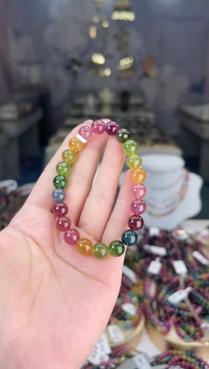 【闪购商品】碧玺/未镶嵌碧玺单圈多样性发货