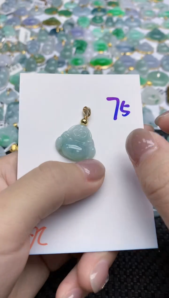 【闪购商品】翡翠颈饰未镶嵌天然翡翠A货