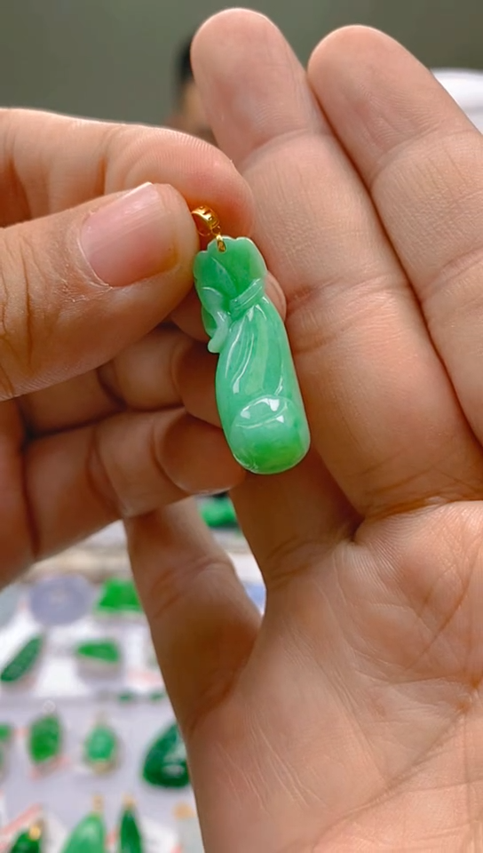 【闪购商品】翡翠颈饰18K金镶嵌新号开播，全场乱卖