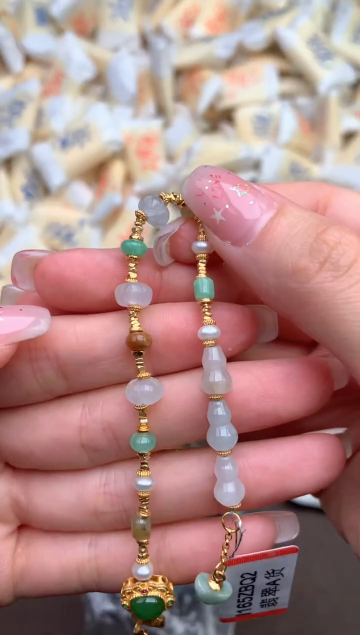 【闪购商品】翡翠手链银S925镶嵌—