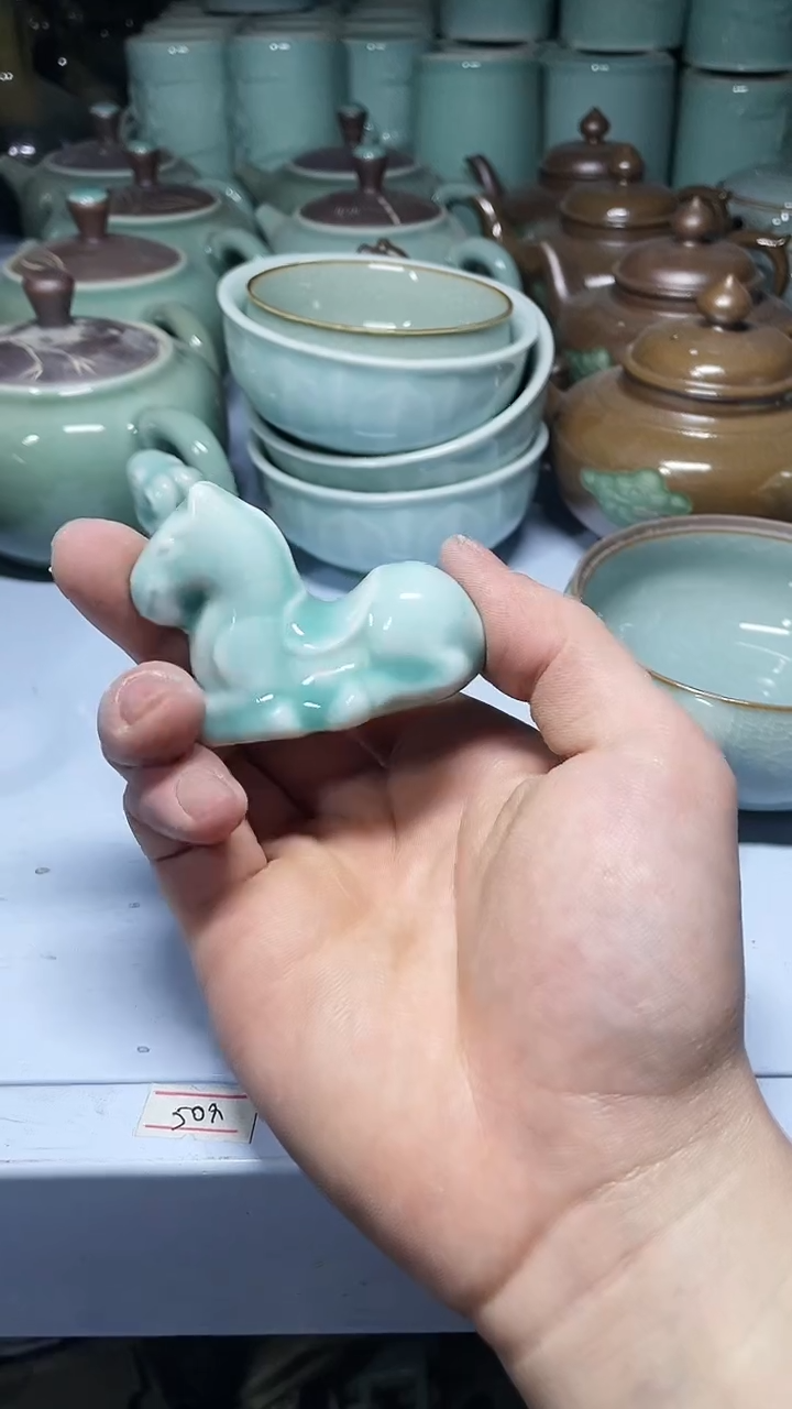 【闪购商品】特价 微瑕 慧仙青瓷