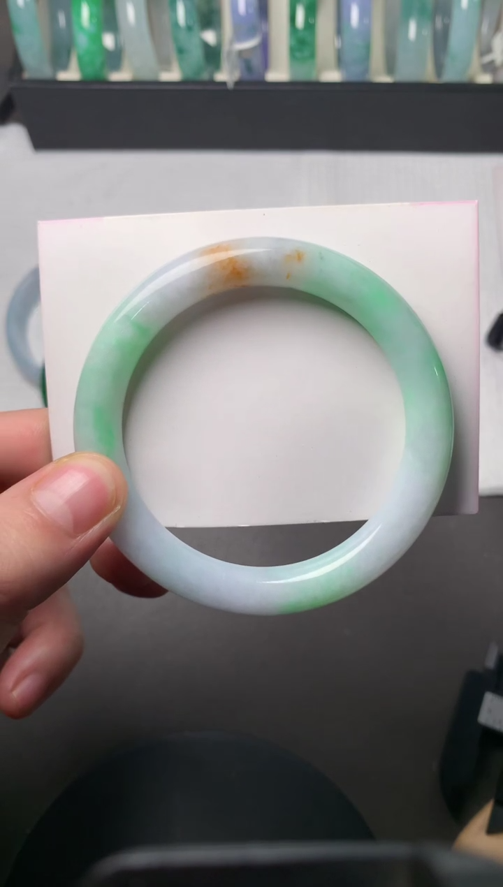 【闪购商品】翡翠手镯（圆镯）未镶嵌57.8*10.2*9.2