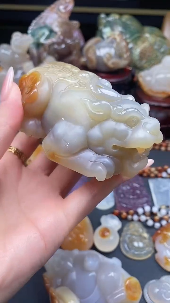 【闪购商品】玛瑙/玉髓颈饰未镶嵌dd