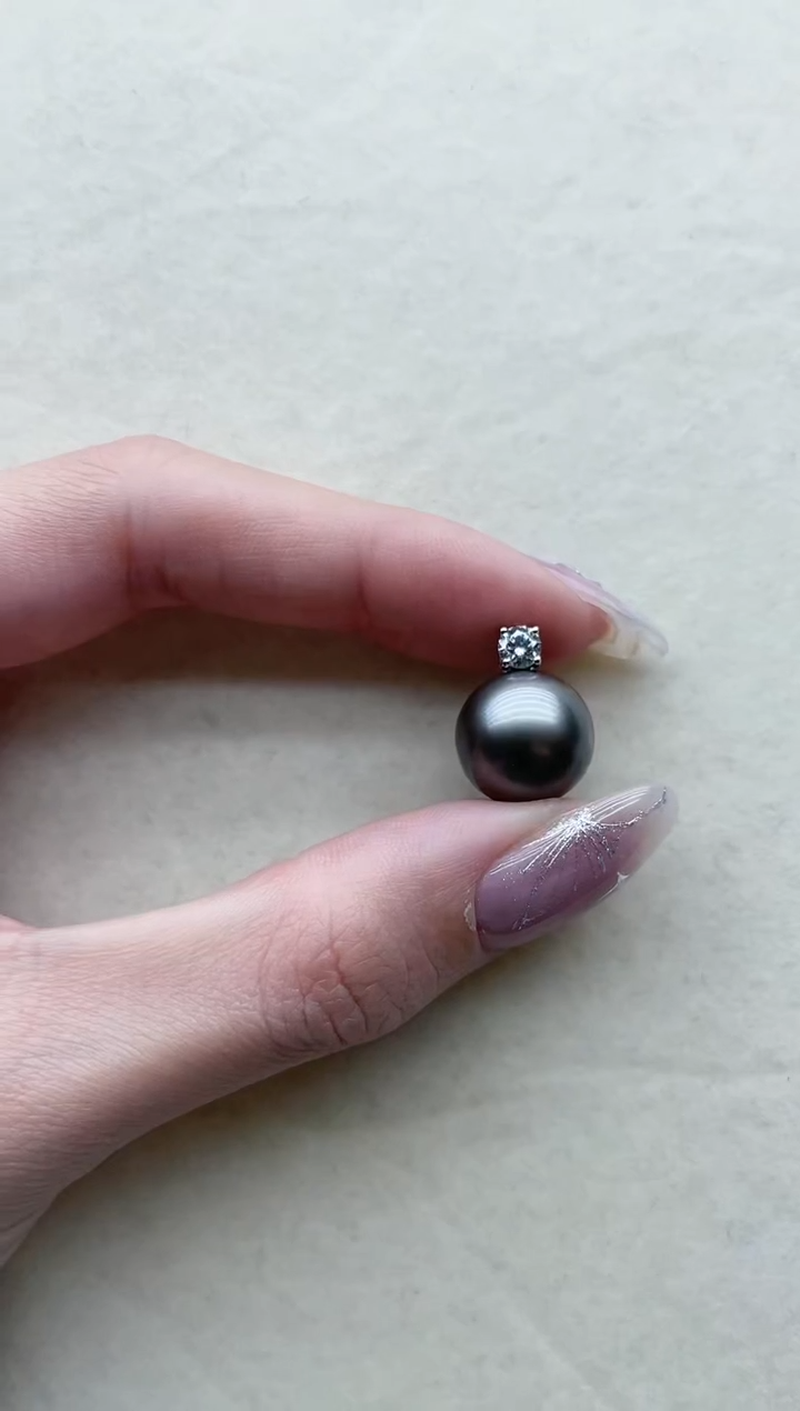 【闪购商品】海水珍珠吊坠18K金镶嵌Y95