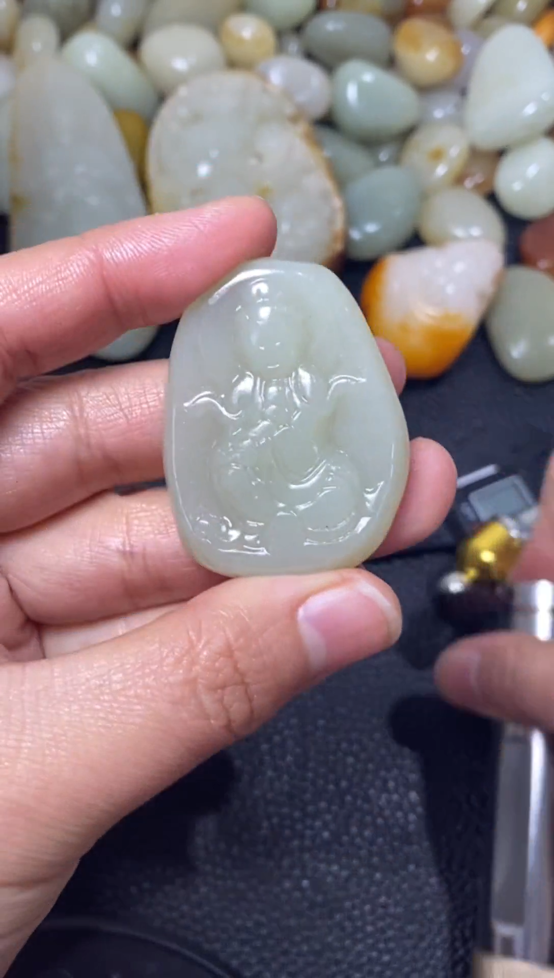 未镶嵌和田玉包链和田玉