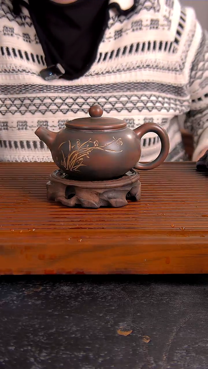 160cc巨轮珠手工壶