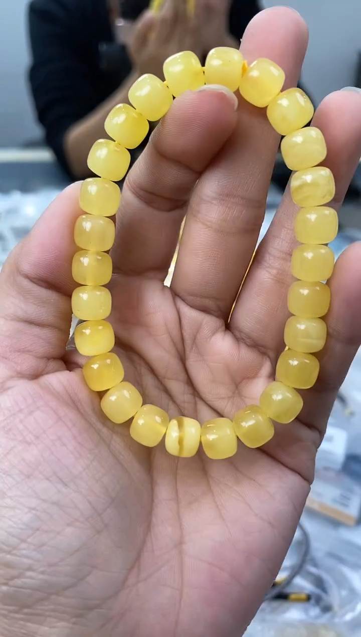 【闪购商品】琥珀裸石未镶嵌 天然琥珀蜜蜡手串