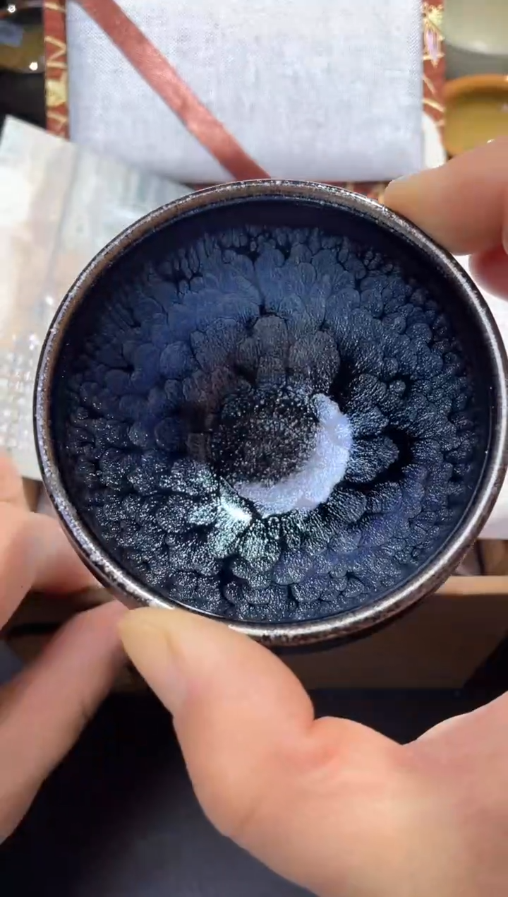 【闪购商品】茶盏带礼盒李秀琴牡丹
