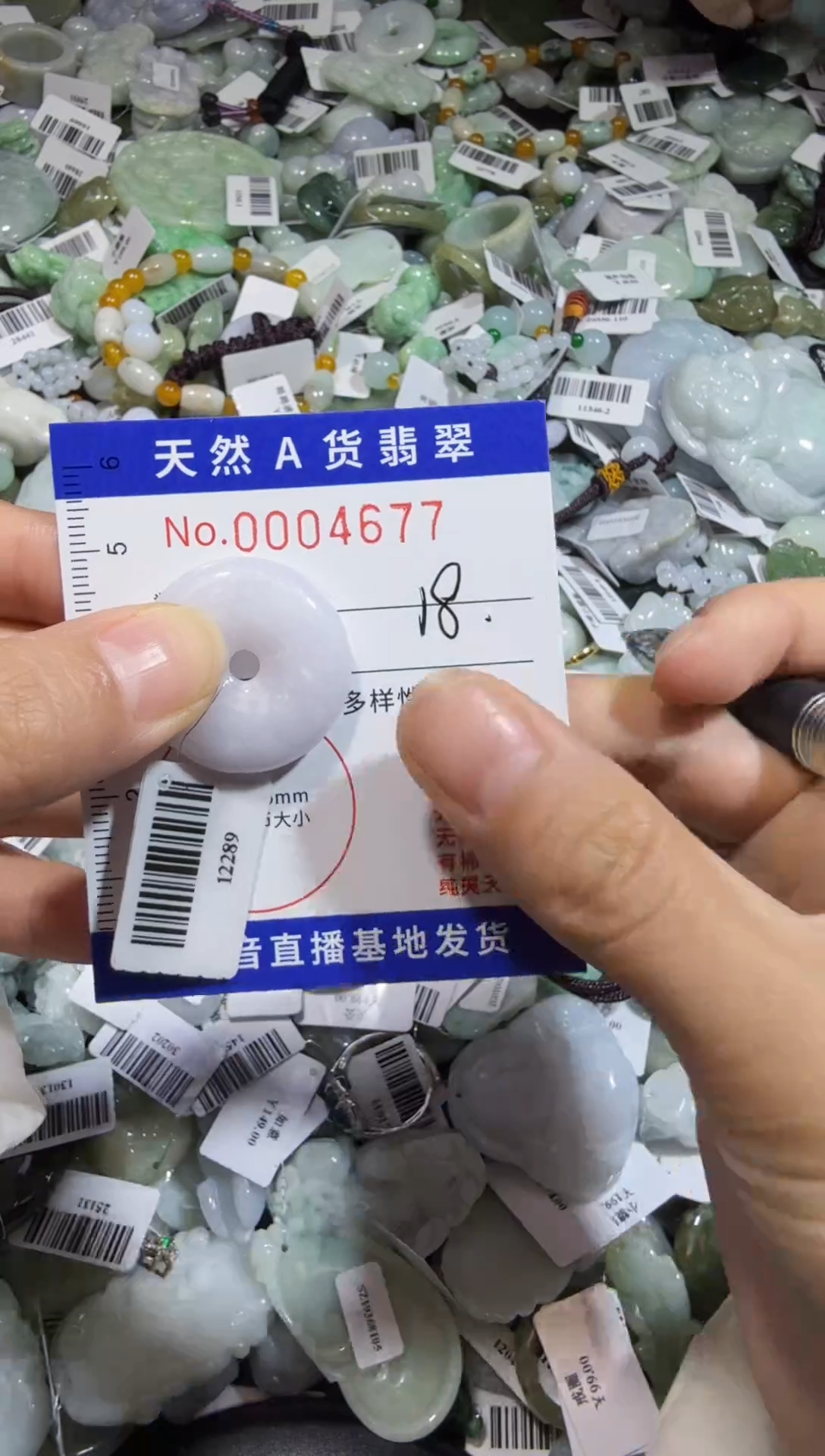 【闪购商品】翡翠颈饰未镶嵌00004677