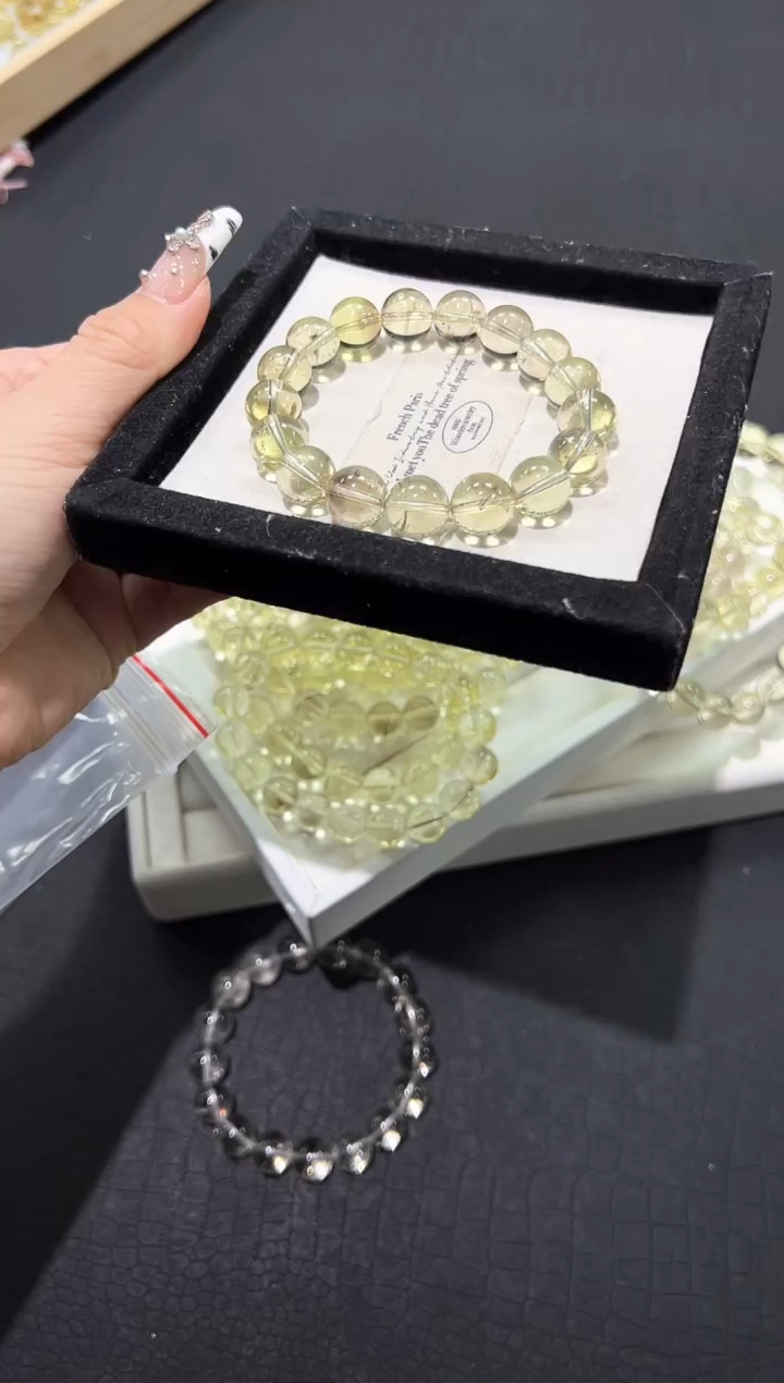 水晶手链未镶嵌28r多样性发其一【1条】默认微瑕11mm