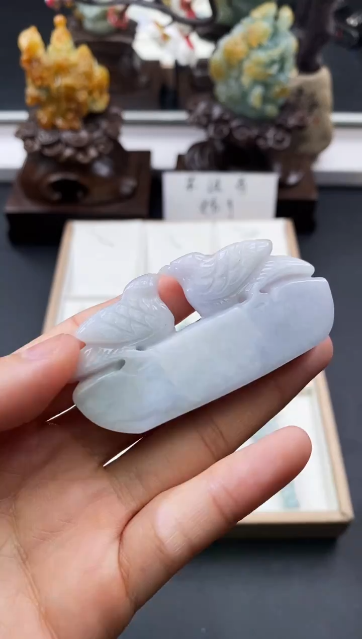 颈饰未镶嵌翡翠天然缅甸A货翡翠