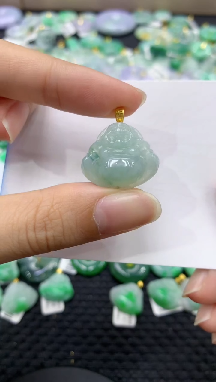 颈饰未镶嵌翡翠天然缅甸翡翠A货
