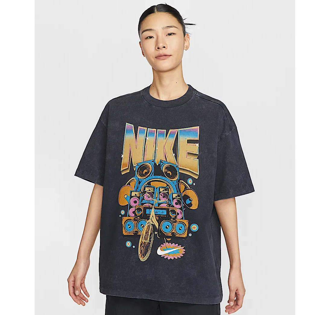NIKE/耐克Sportswear 复古百搭 超宽松圆领套头短袖T恤HF9692010