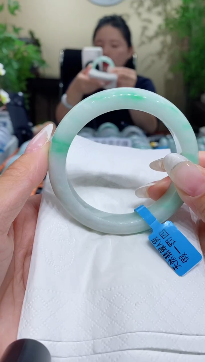 未镶嵌手镯翡翠圈口58.9