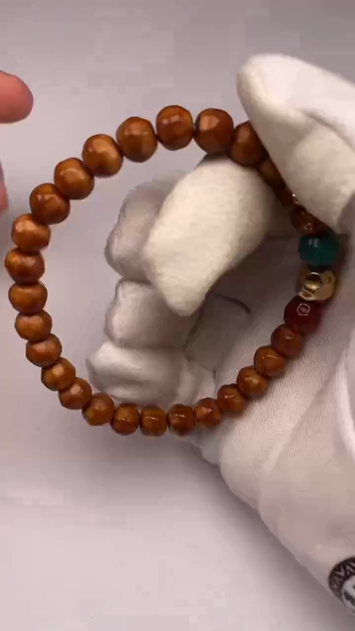 【闪购商品】橄榄核手串无相核尖素串