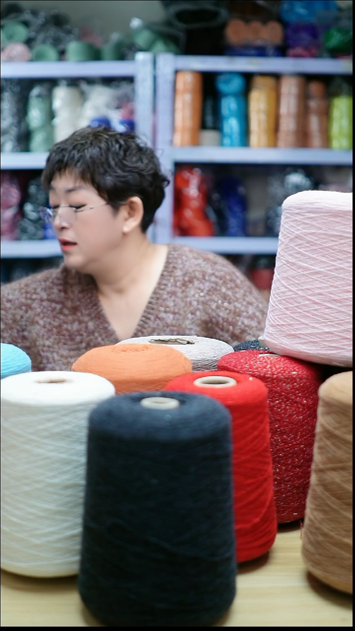 羊绒欢姐手编线A616