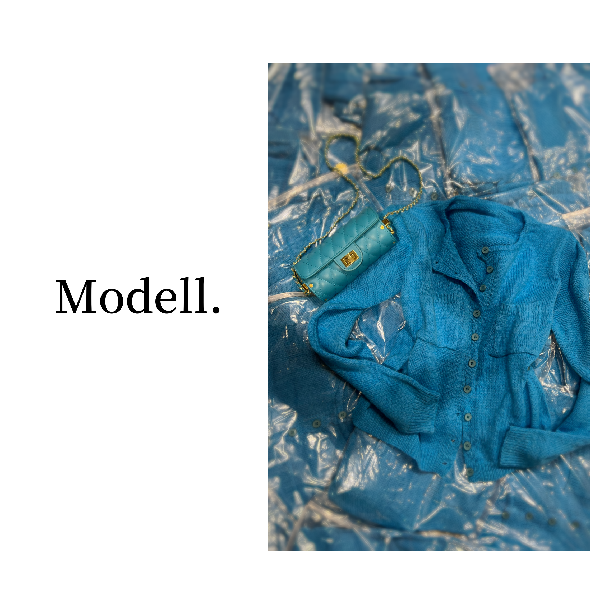 时尚显瘦双口袋毛衫