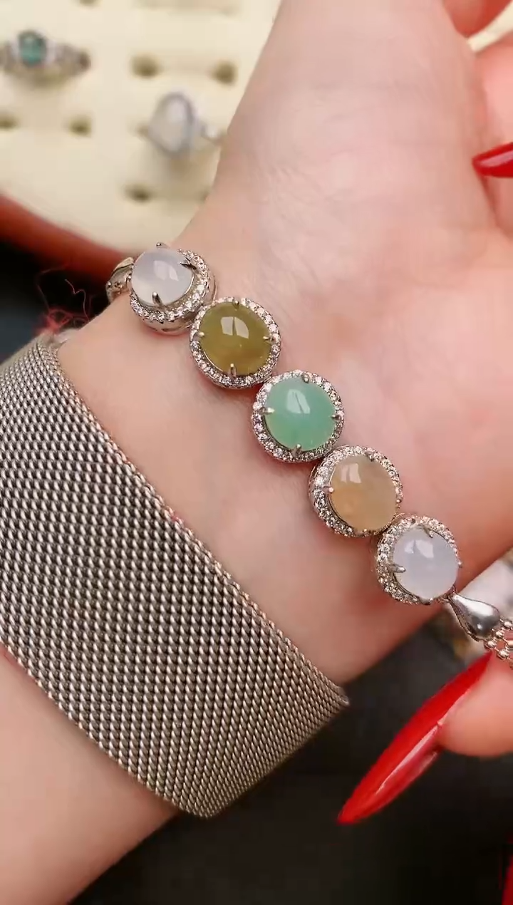 【闪购商品】翡翠戒指银S925镶嵌.....