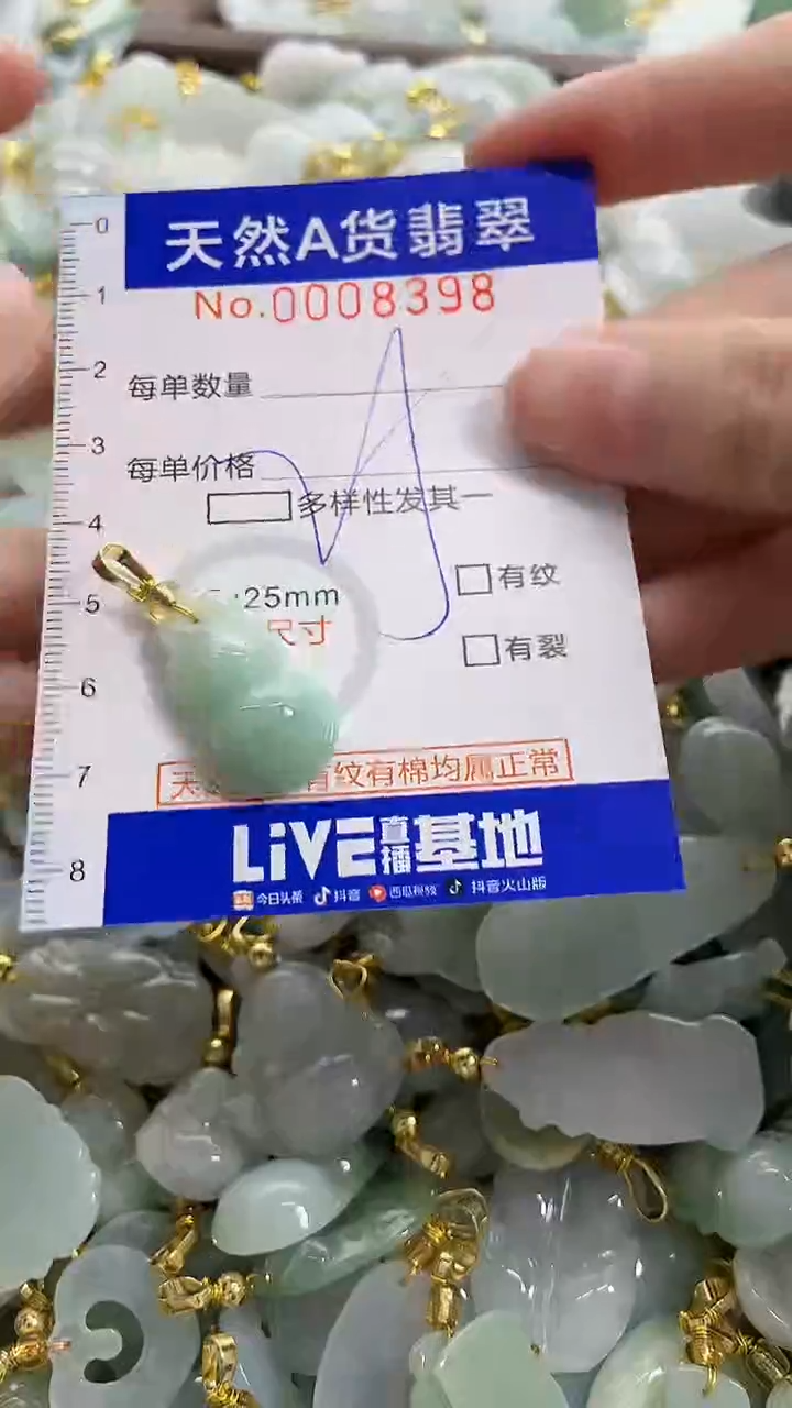 颈饰未镶嵌翡翠天然A货翡翠