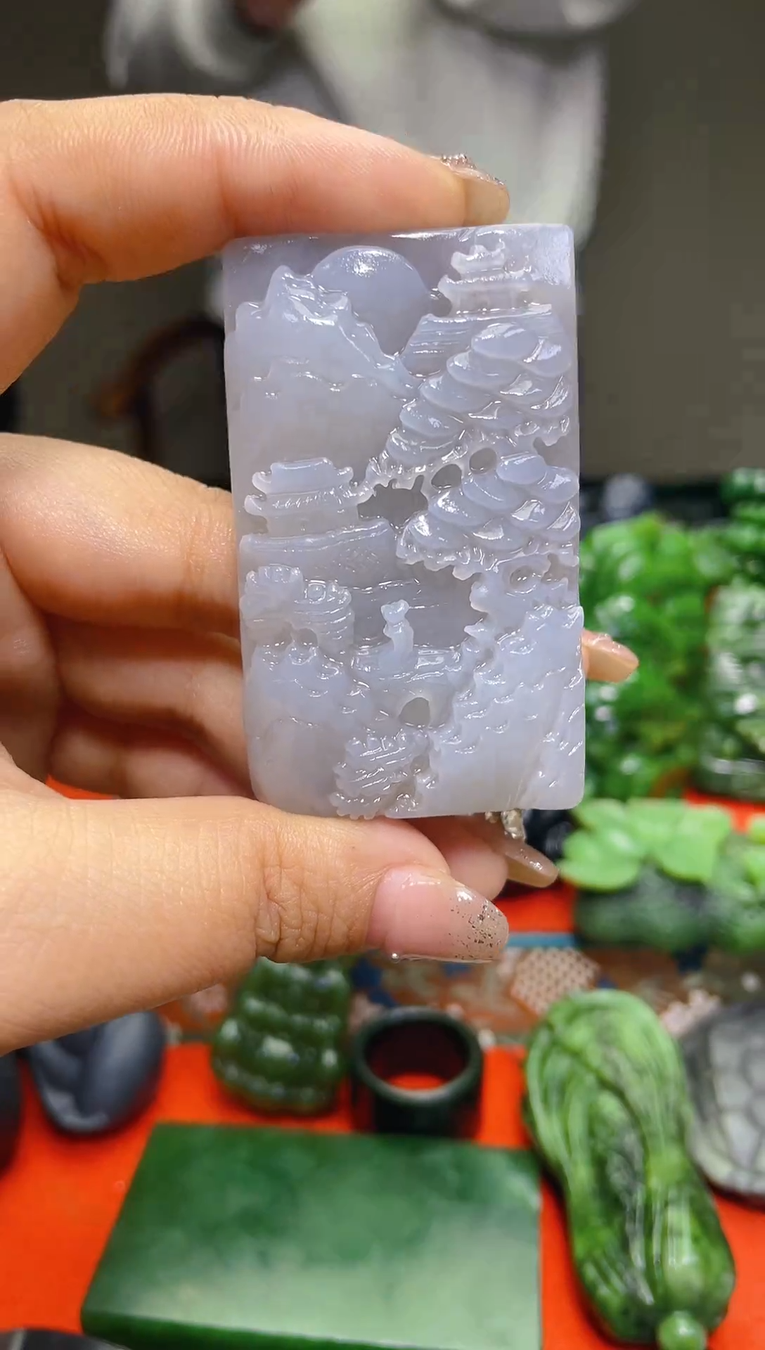 颈饰未镶嵌和田玉1046