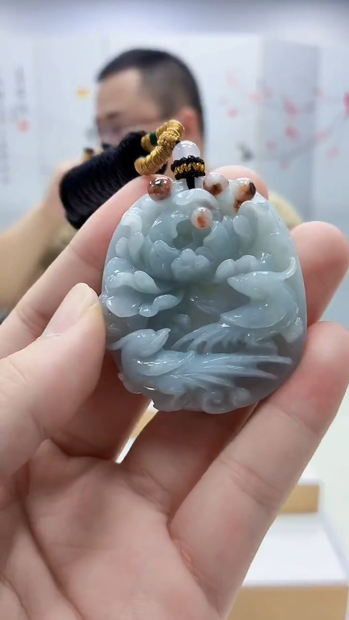 未镶嵌定制翡翠5167bb-毛货挂件44