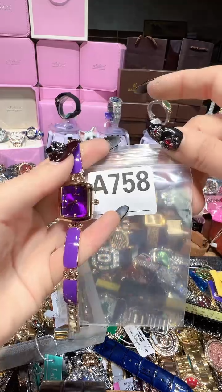 石英机芯不锈钢不锈钢直播定闪专用