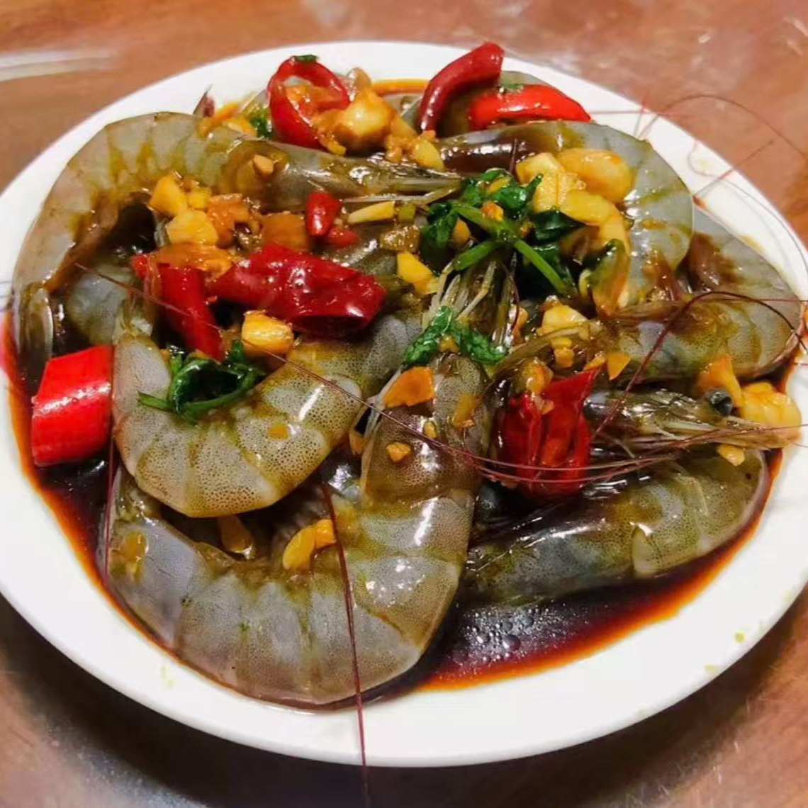 【现做现发】大连生腌生呛海虾白虾500克*2桶固形物大于70%