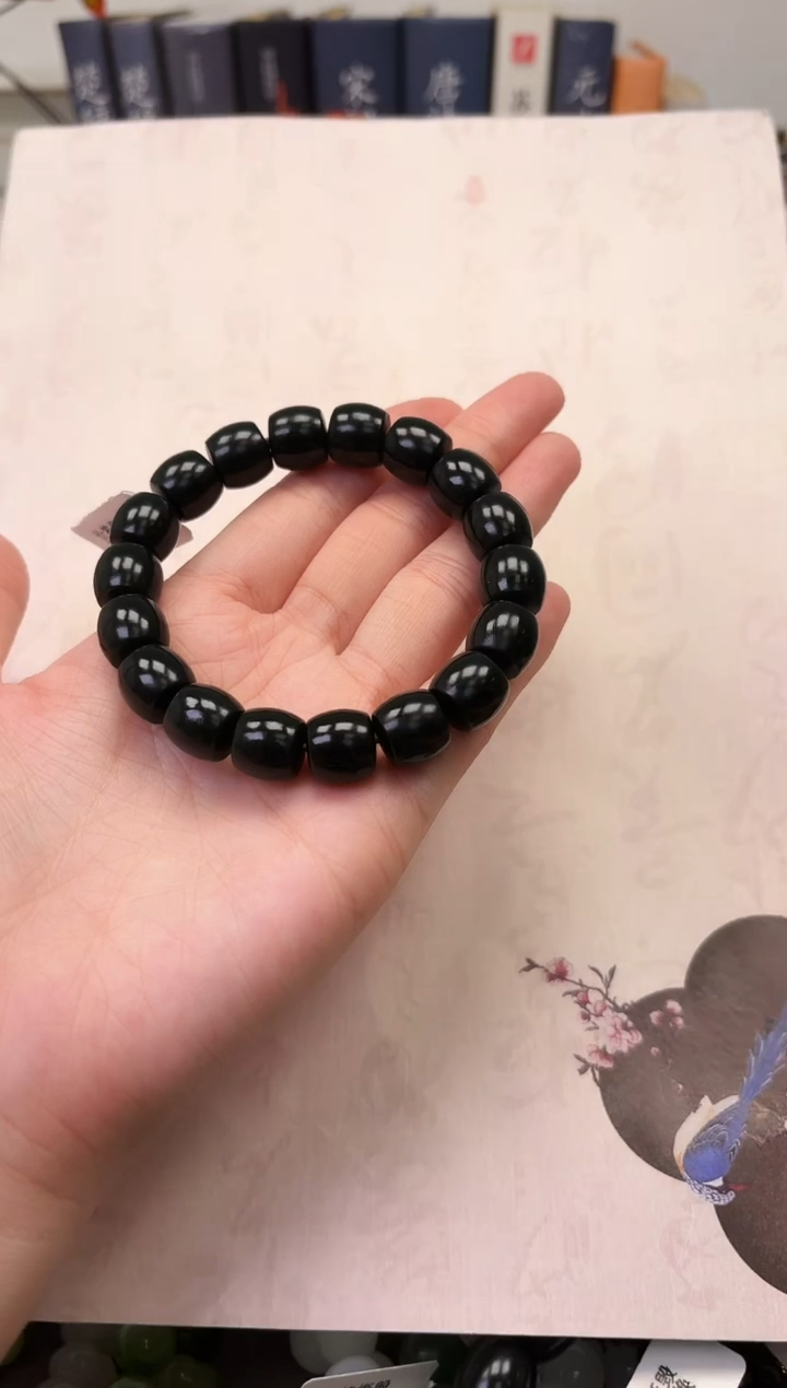 【闪购商品】和田玉手串未镶嵌黑青手串