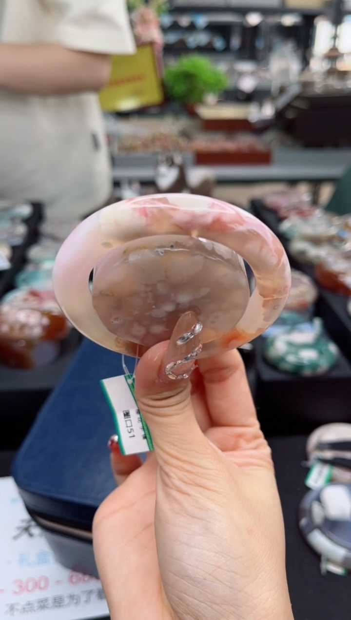 【闪购商品】石英质玉手镯未镶嵌51圈口（赠品镯心）677006