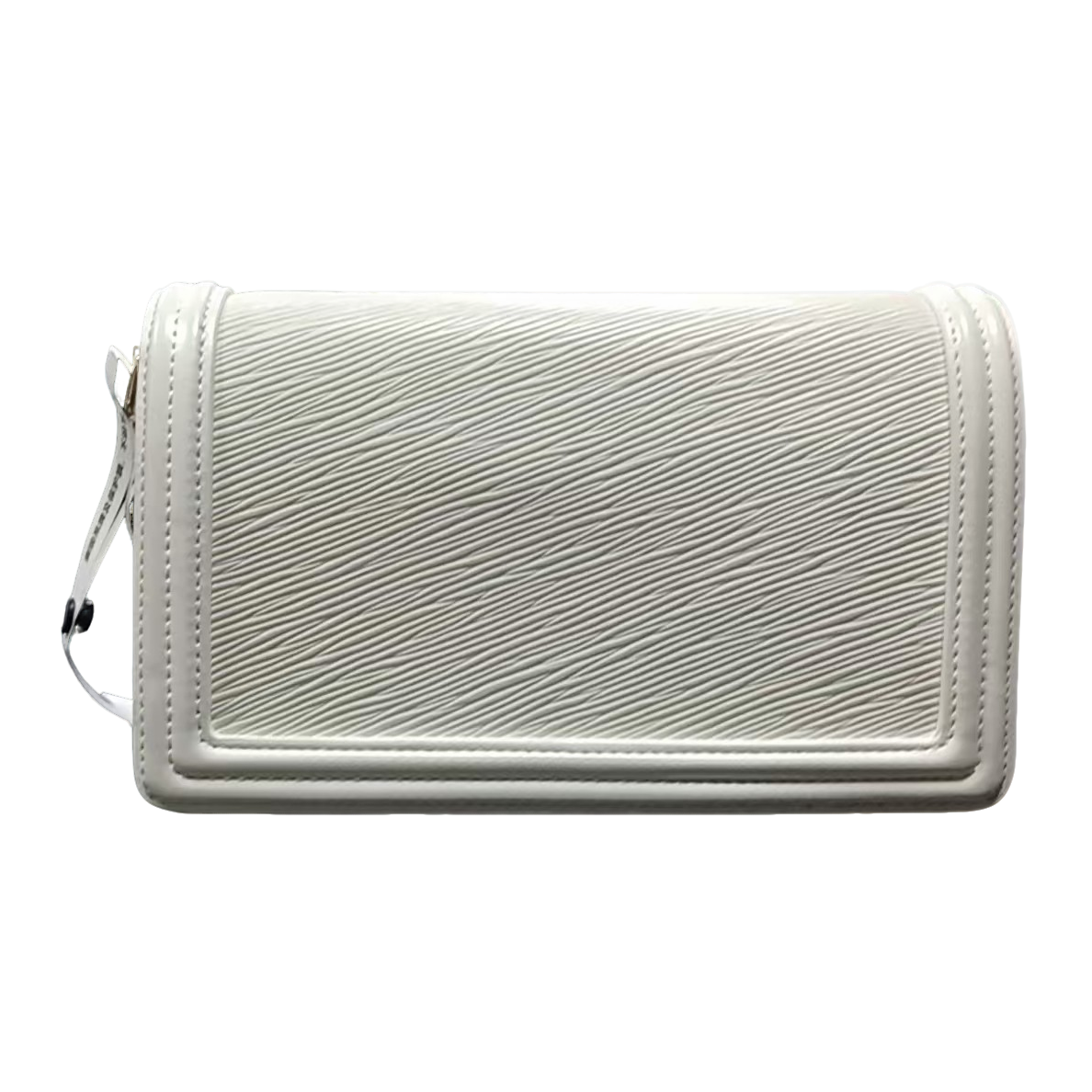 TOLEX2025新款手工女包水波纹铁盒白色黑色21cm