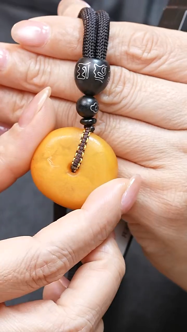 蜜蜡颈饰未镶嵌4584天然蜜蜡珠宝奇石全部保真